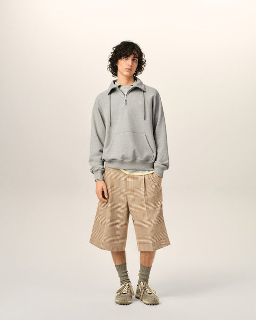 Grey Cotton Ami De Coeur Sweatshirt - Man - 3 - AMI Paris - Ami Paris