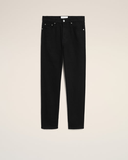 Tapered-Fit-Jeans aus schwarzer Baumwolle - Herren - 1 - AMI Paris - Ami Paris