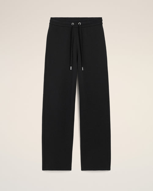 Pantalón deportivo Ami de Cœur de algodón negro - Mujer - 7 - AMI Paris - Ami Paris