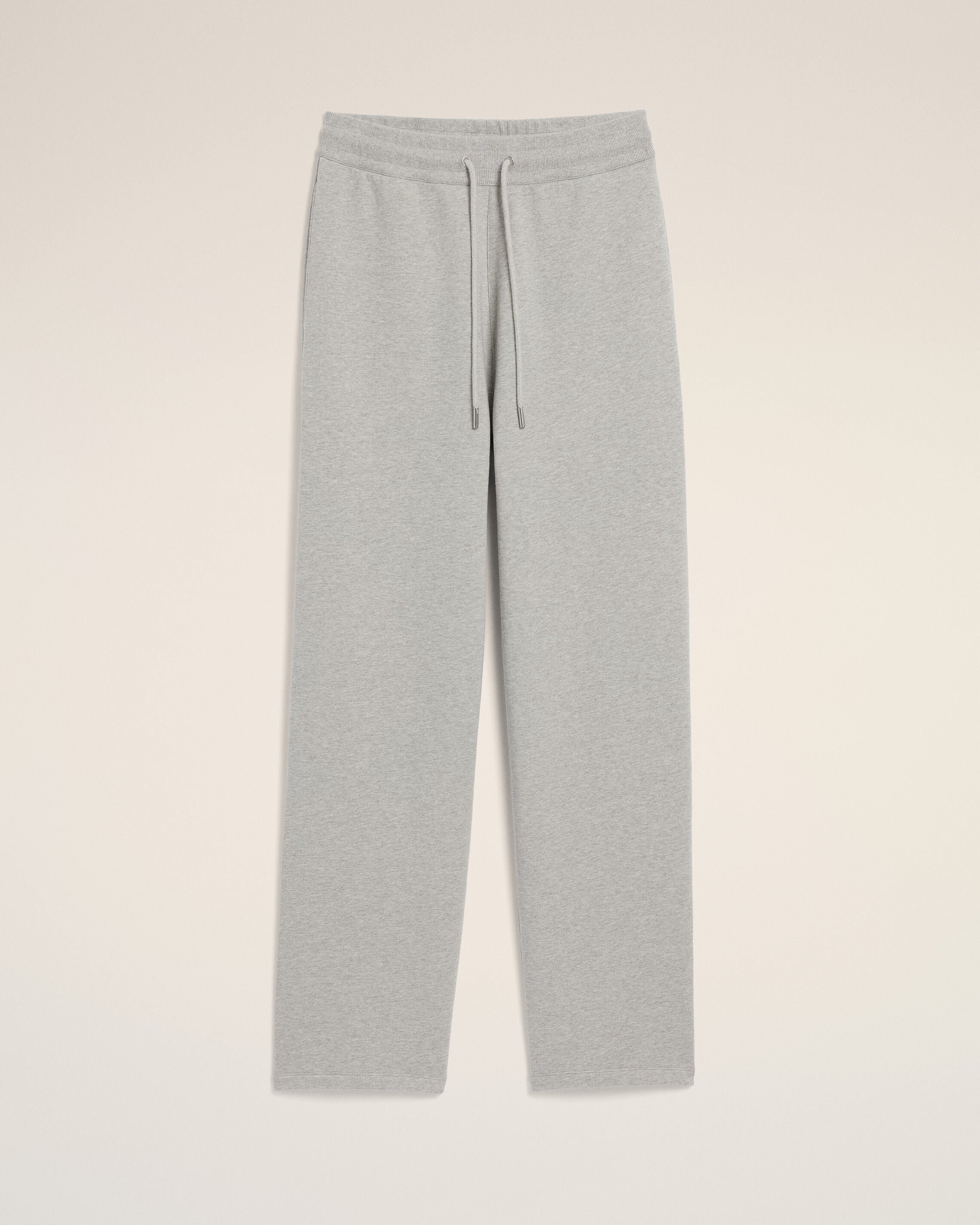 Grey cotton track pants with Ami de Coeur - 1