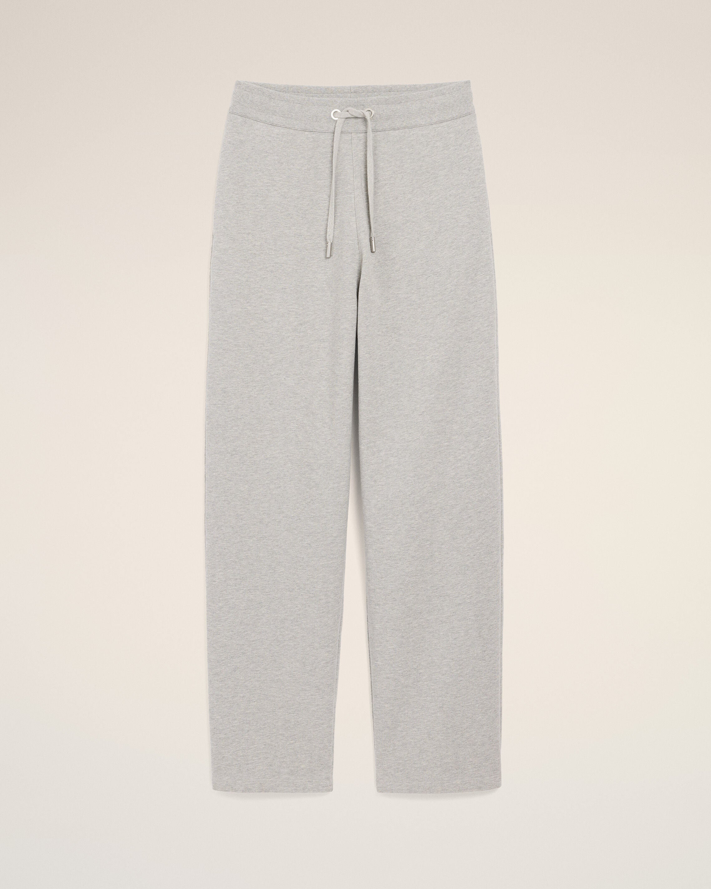 Grey cotton track pants with Ami de Coeur - 7