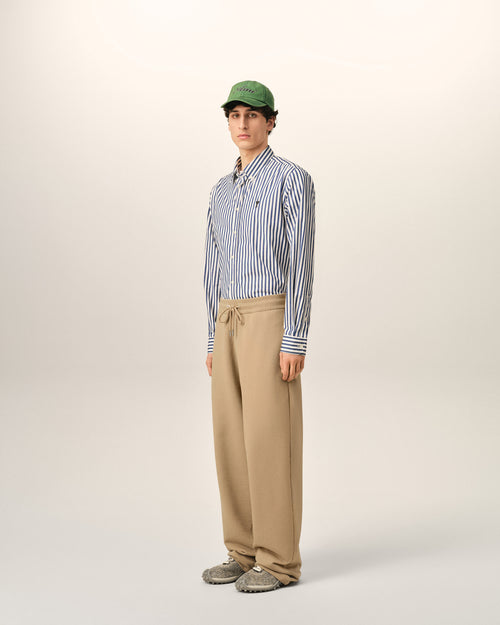 Pantalón deportivo Ami de Cœur de algodón beige - Hombre - 6 - AMI Paris - Ami Paris