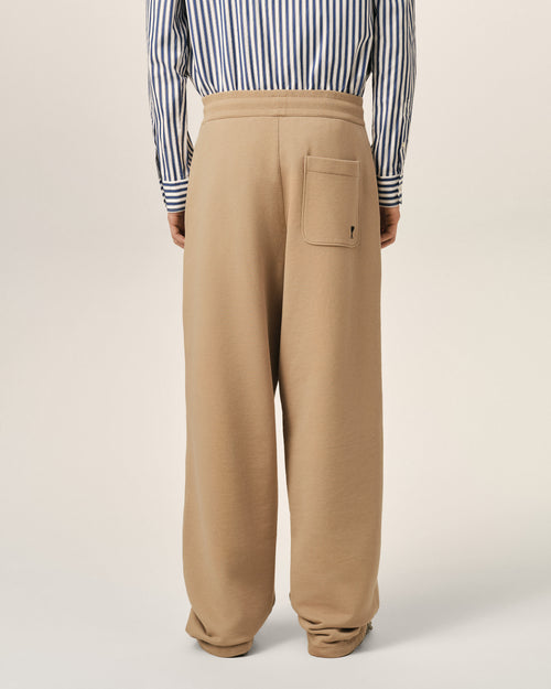 Pantalón deportivo Ami de Cœur de algodón beige - Hombre - 4 - AMI Paris - Ami Paris