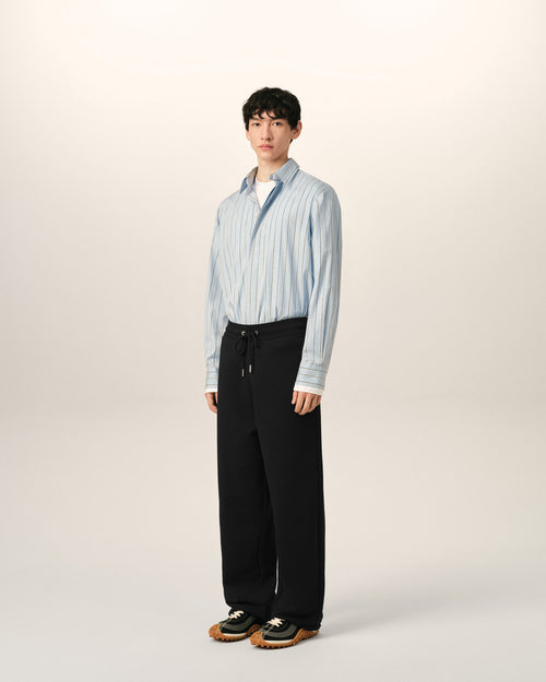 Pantalón deportivo Ami de Cœur de algodón negro - Hombre - 6 - AMI Paris - Ami Paris