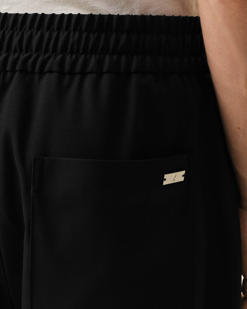 Black New Wool Elasticated Waist Trousers - Man - 5 - AMI Paris - Ami Paris
