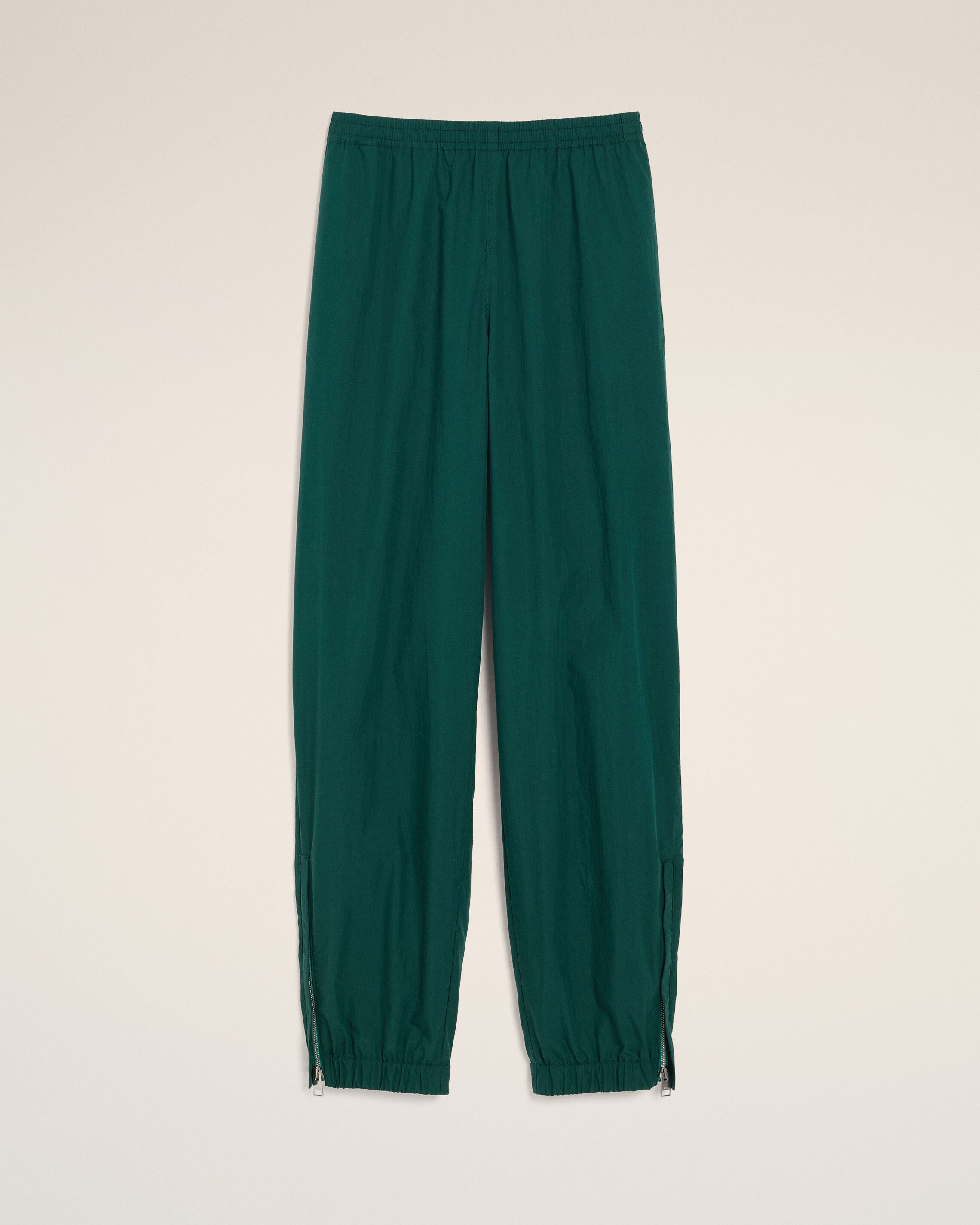Green Cotton Ami De Coeur Trackpants - 1