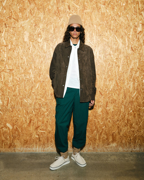 Green Cotton Ami De Coeur Trackpants - Man - 7 - AMI Paris - Ami Paris