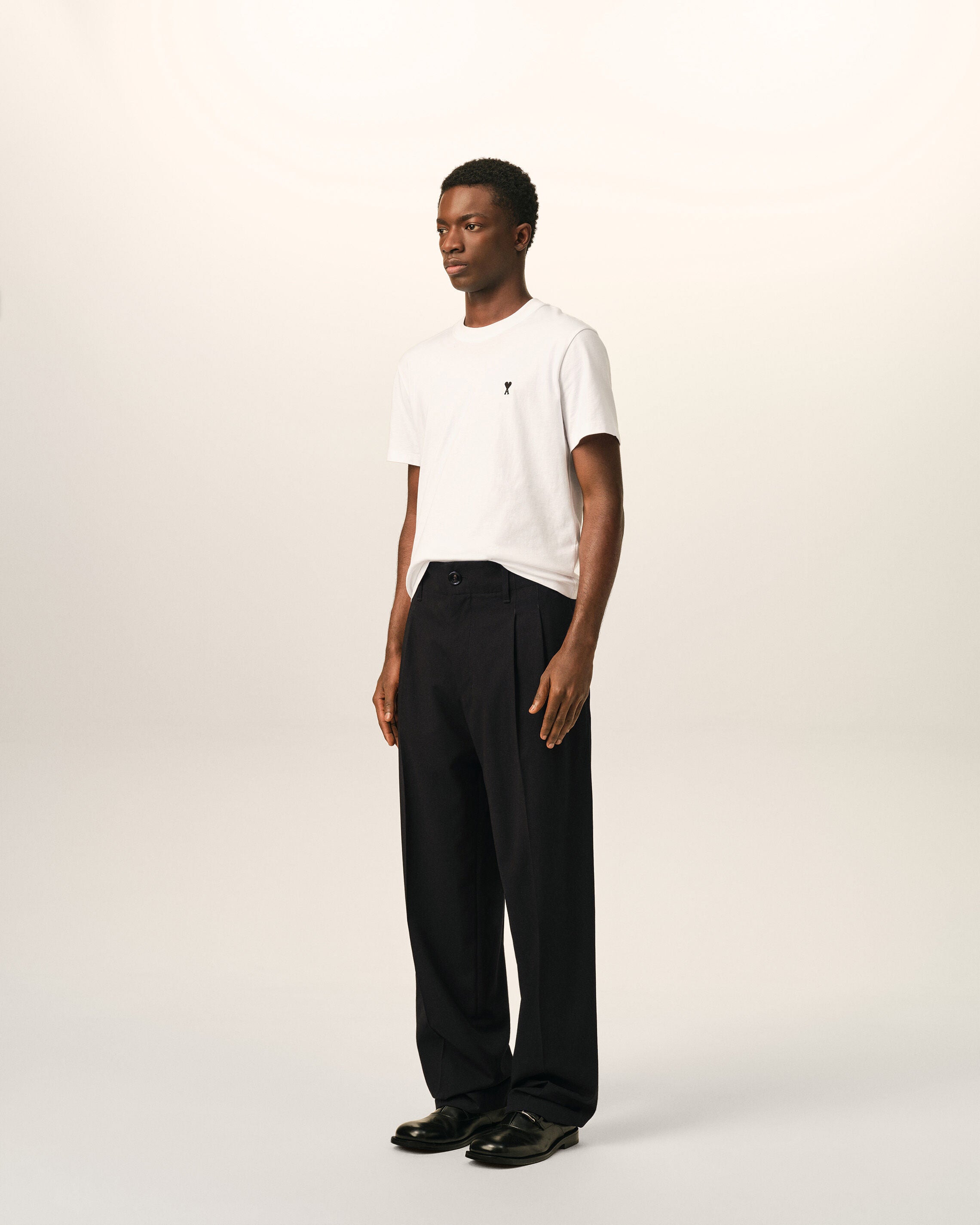 Black two-pleats wool trousers - 6