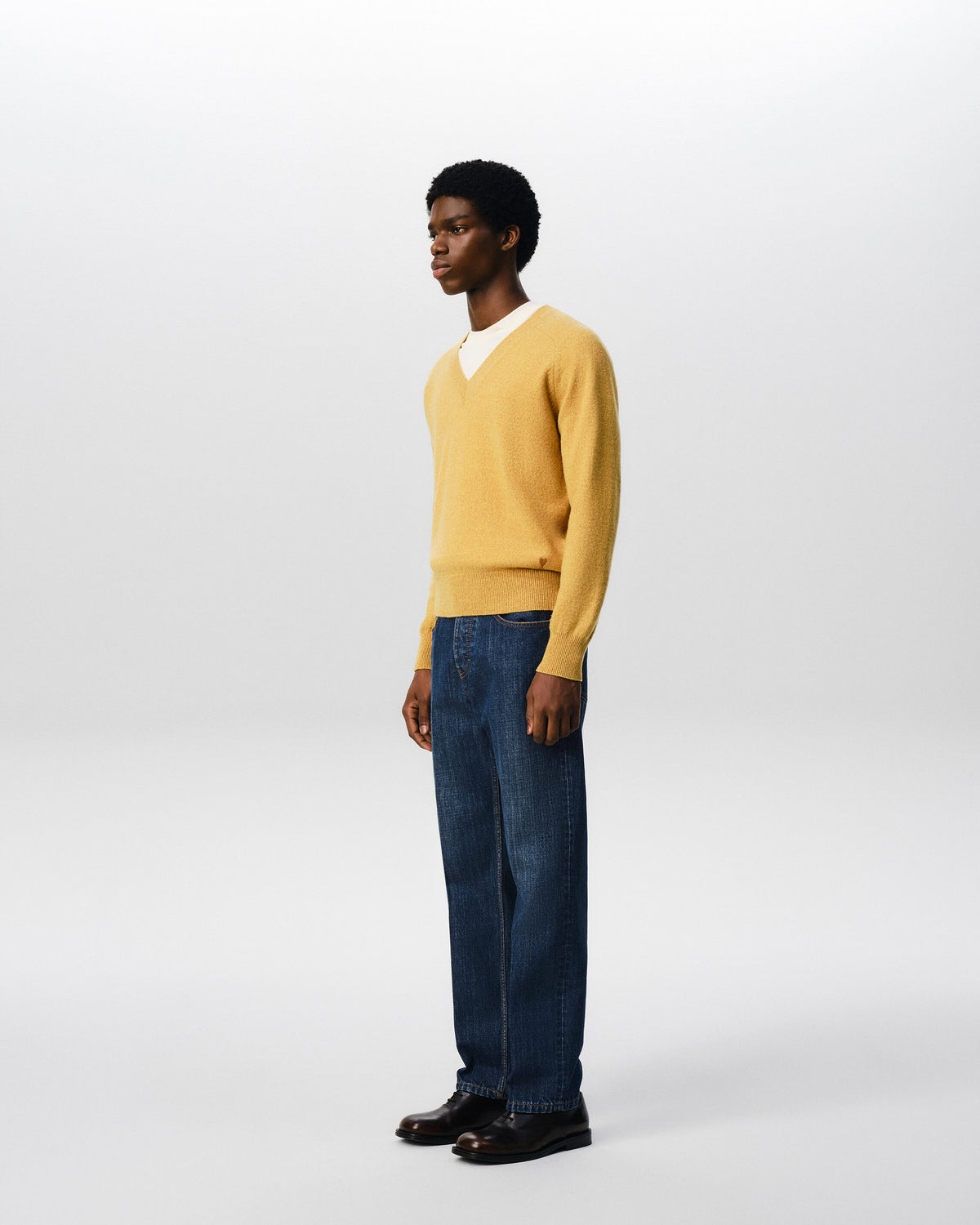 Blue parisian-fit cotton jeans - 6