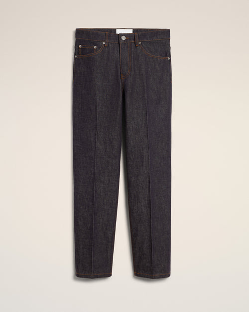 Blue parisian-fit cotton jeans - Man - 1 - AMI Paris - Ami Paris