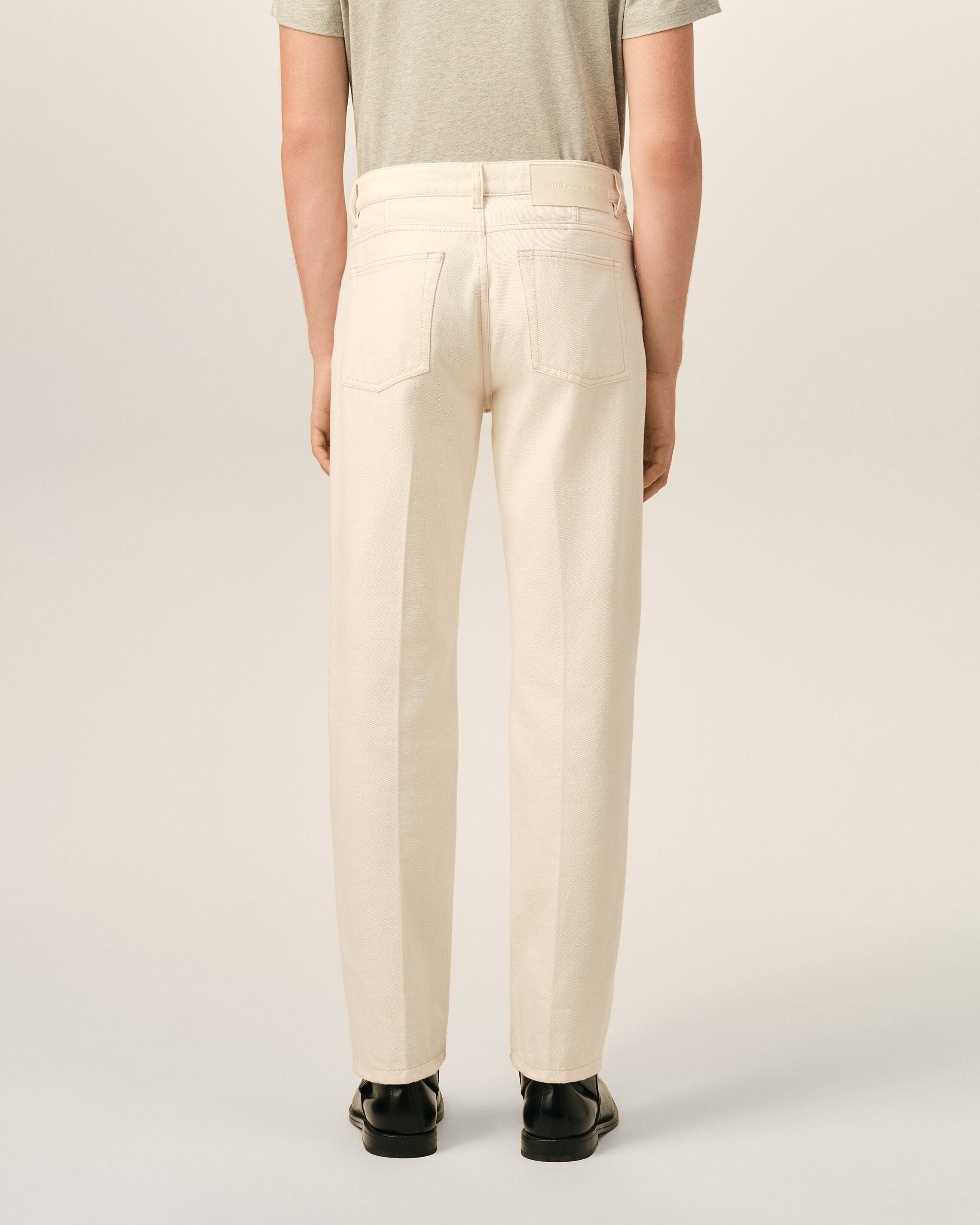 White parisian-fit cotton jeans - 4