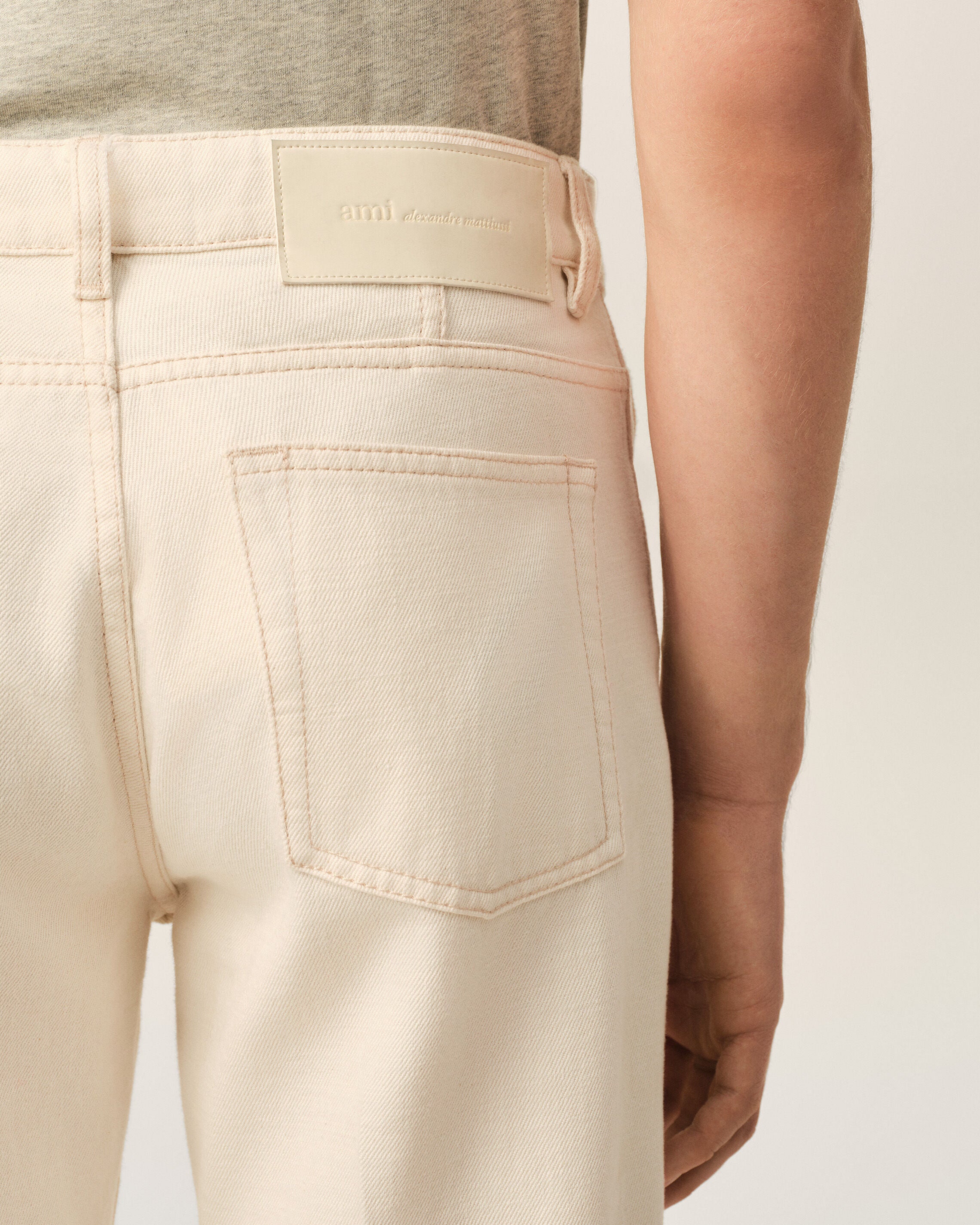 White parisian-fit cotton jeans - 5