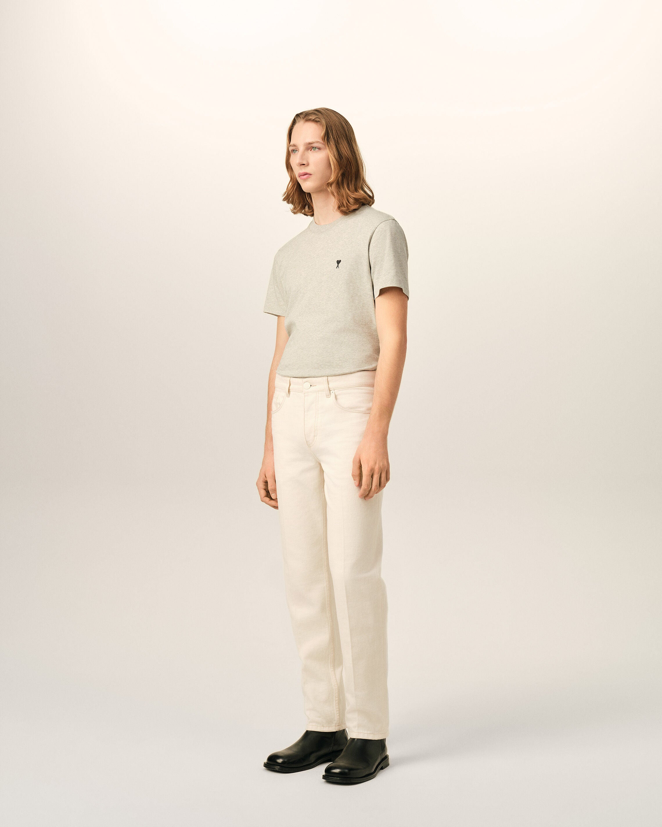 White parisian-fit cotton jeans - 6