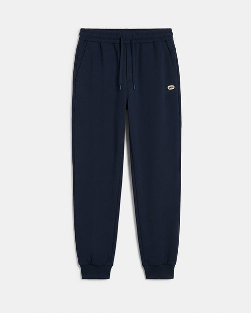 Blue fleece trackpants Ami patch - 1 - Ami Paris