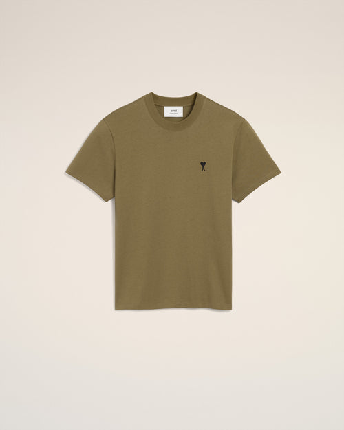 Green Cotton Ami De Coeur T-shirt - 2 - Ami Paris