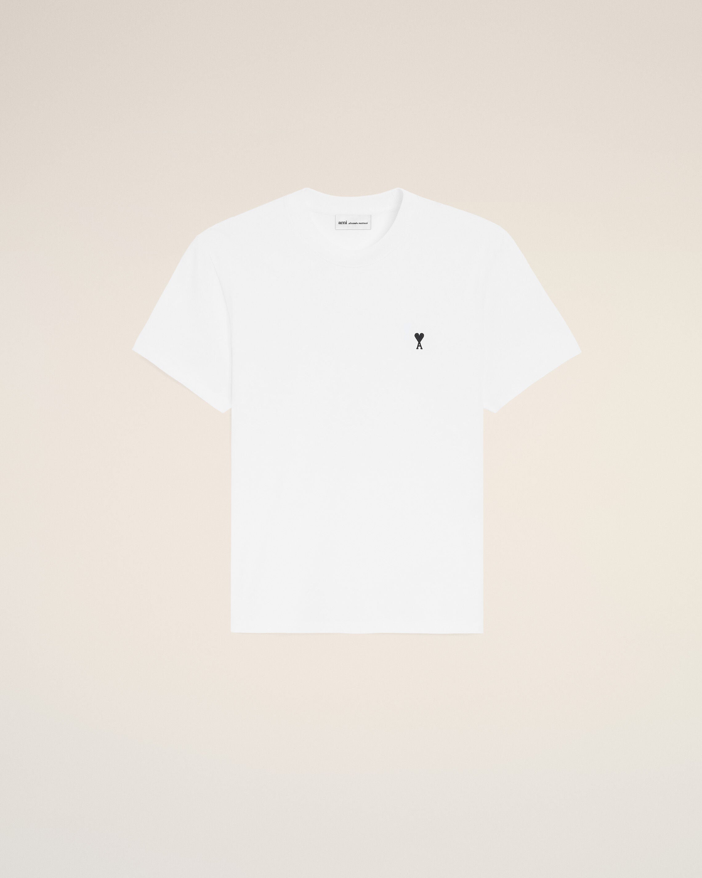 White Cotton Ami De Coeur T-shirt - 1