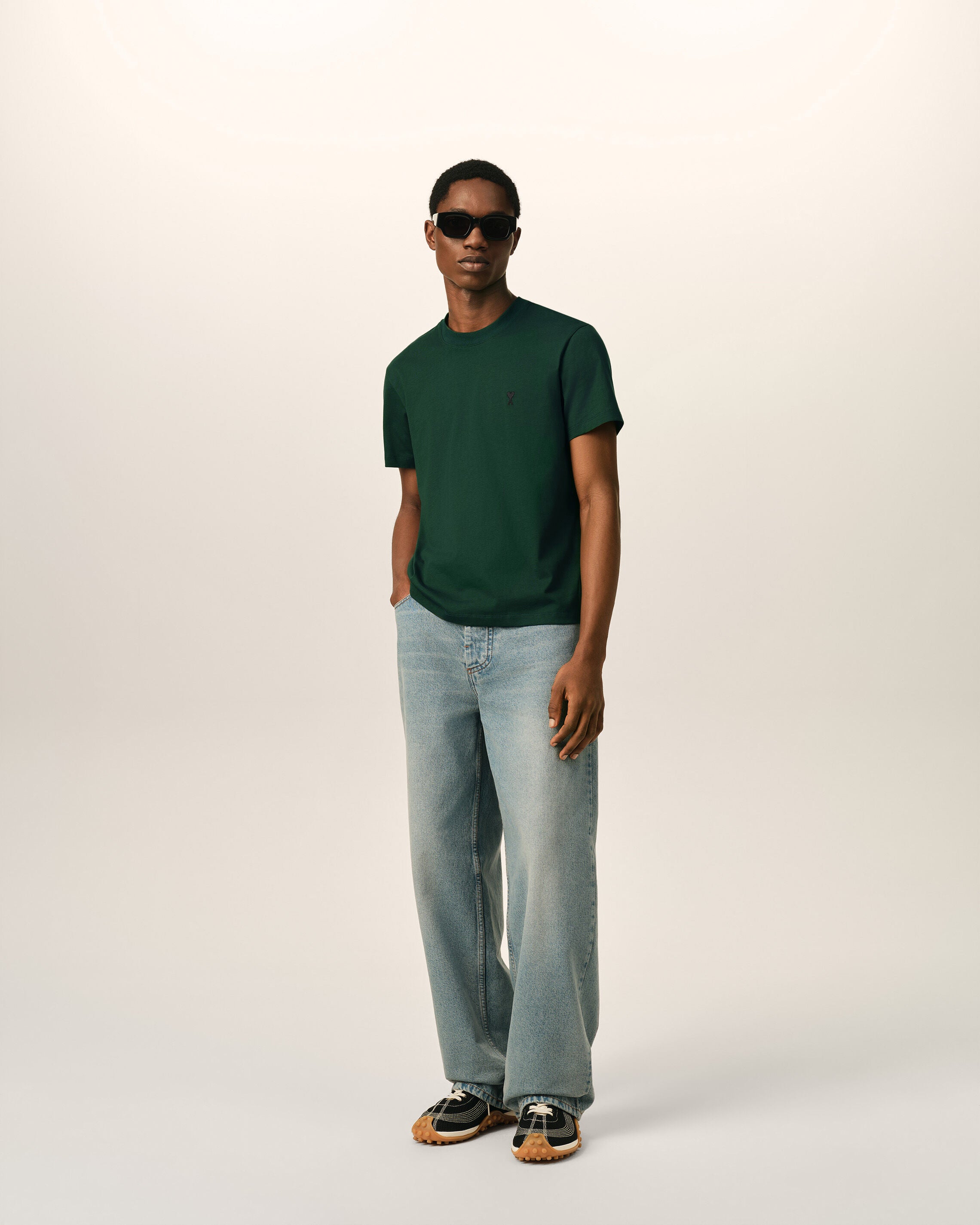 Camiseta Ami de Cœur de algodón verde - 3