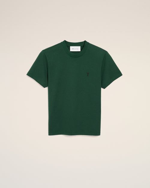 Camiseta Ami de Cœur de algodón verde - Hombre - 1 - AMI Paris - Ami Paris