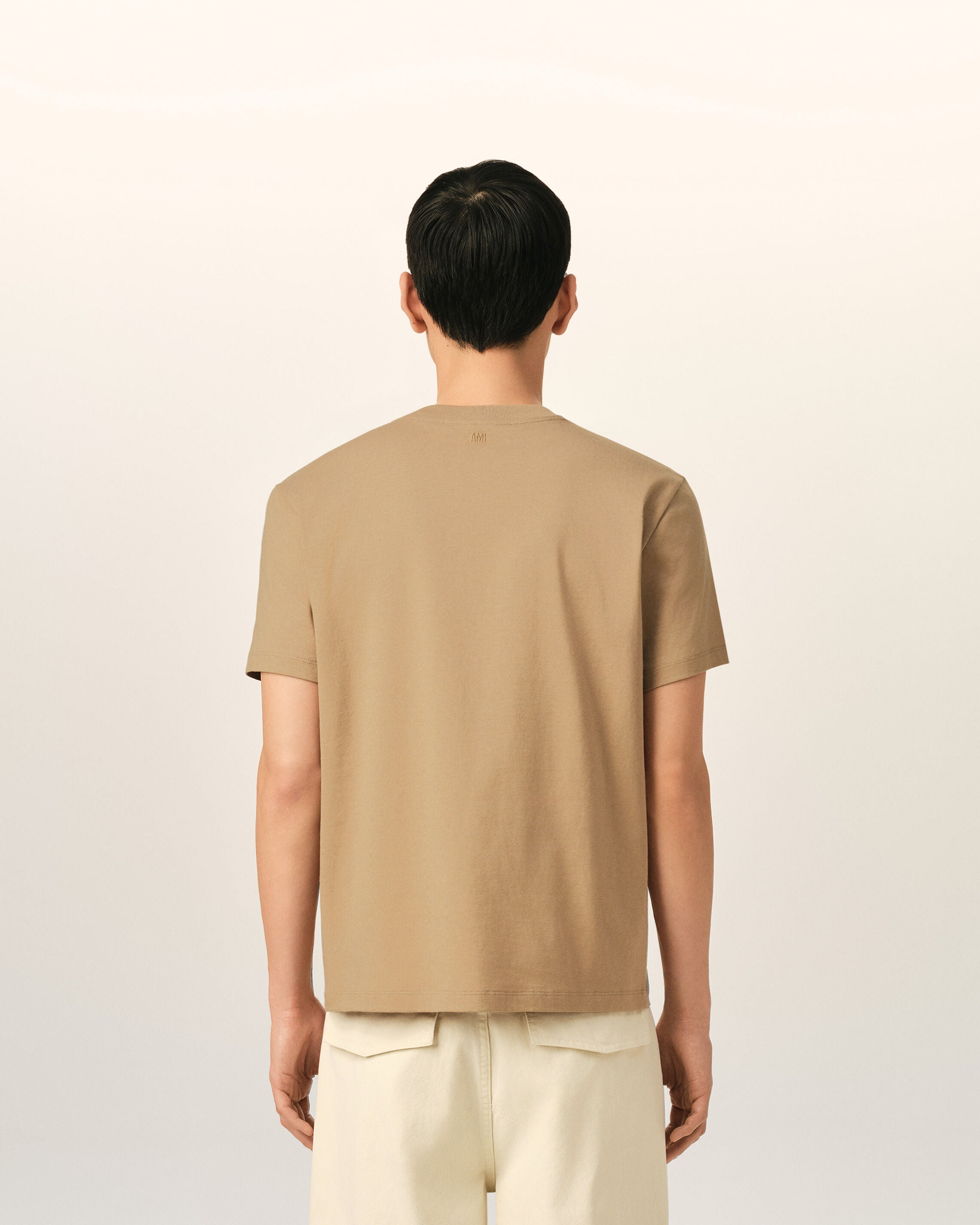 Ami de Coeur T-Shirt aus beigefarbener Baumwolle - 5