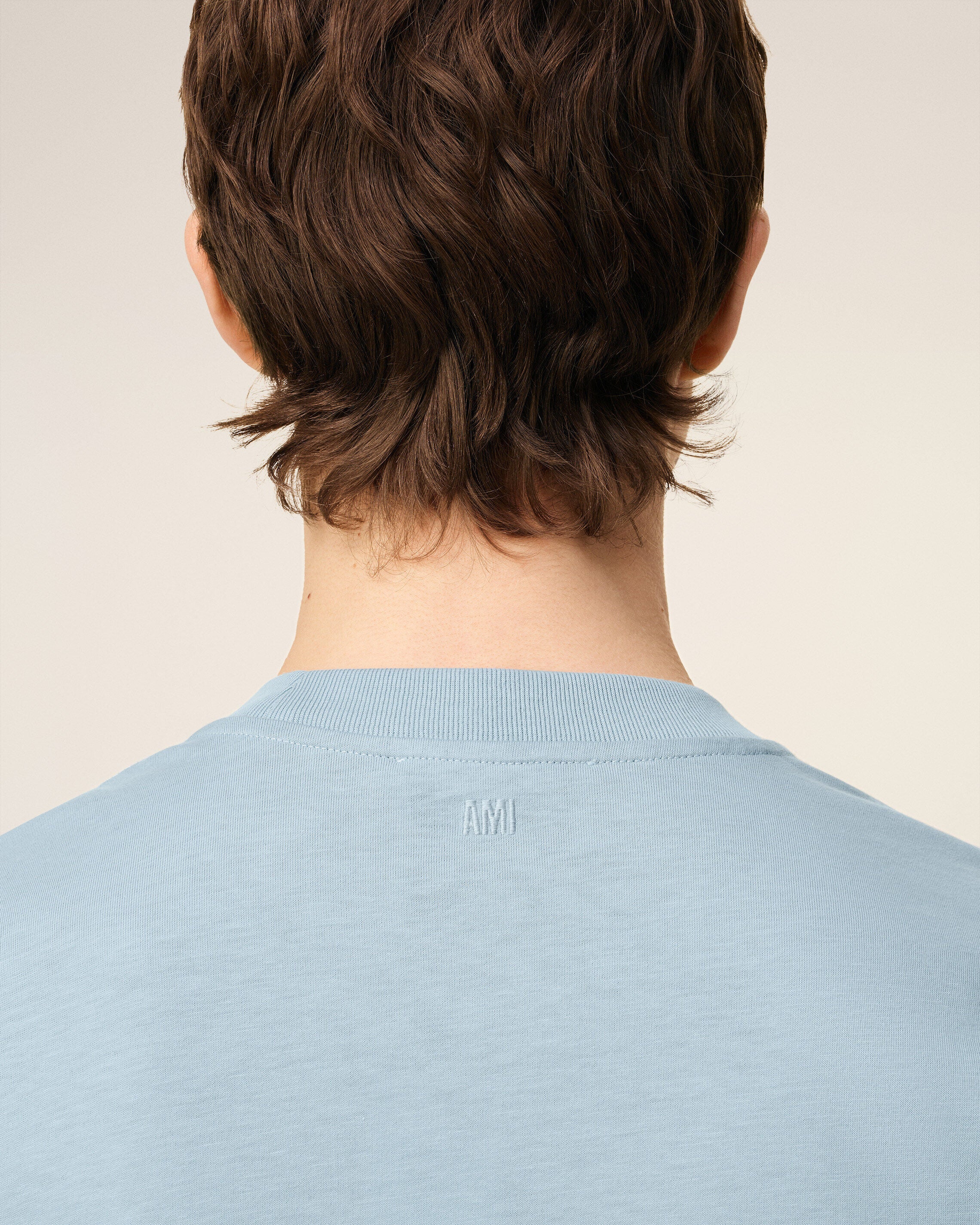 ブルー コットン Ami De Coeur Tシャツ スカイ | AMI PARIS