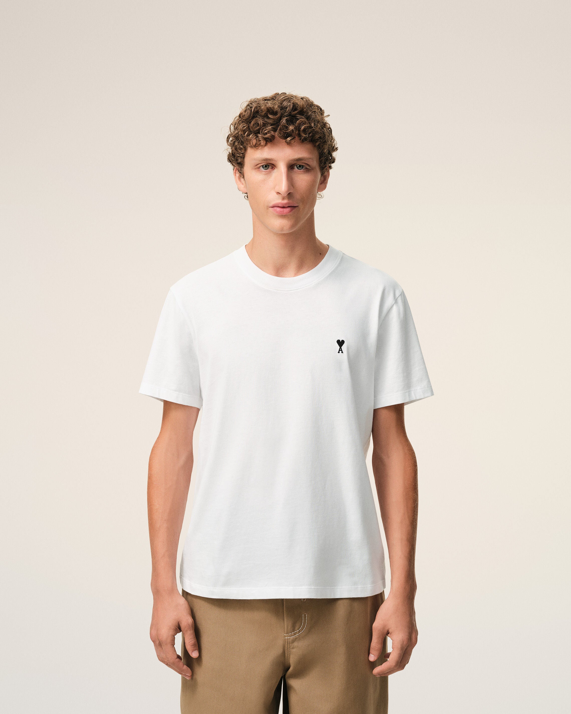 ホワイト コットン Ami De Coeur Tシャツ ホワイト | AMI PARIS
