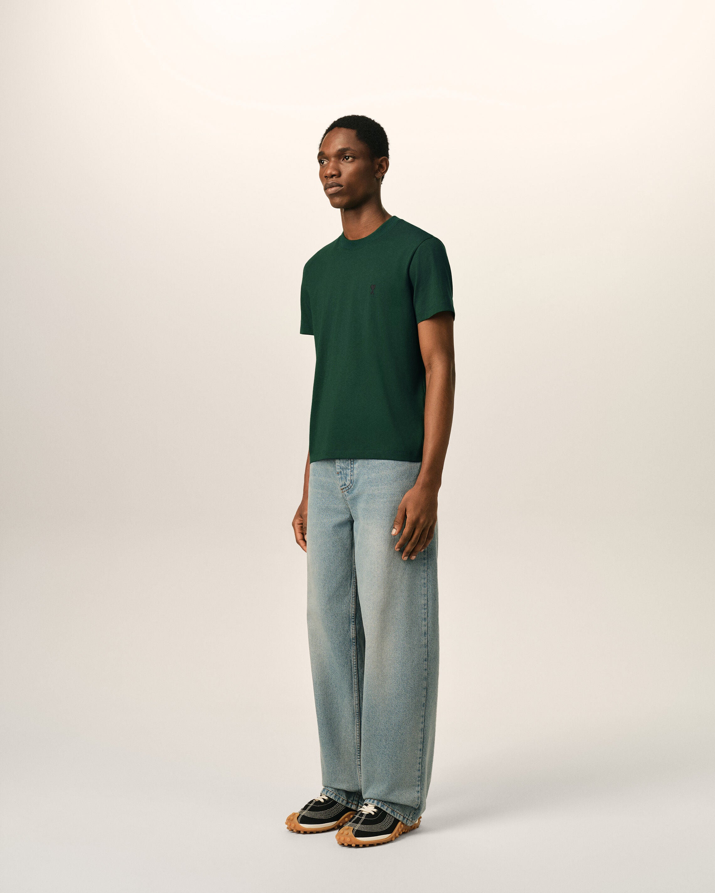 Camiseta Ami de Cœur de algodón verde - 6