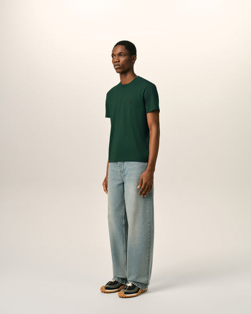 Camiseta Ami de Cœur de algodón verde - Hombre - 6 - AMI Paris - Ami Paris