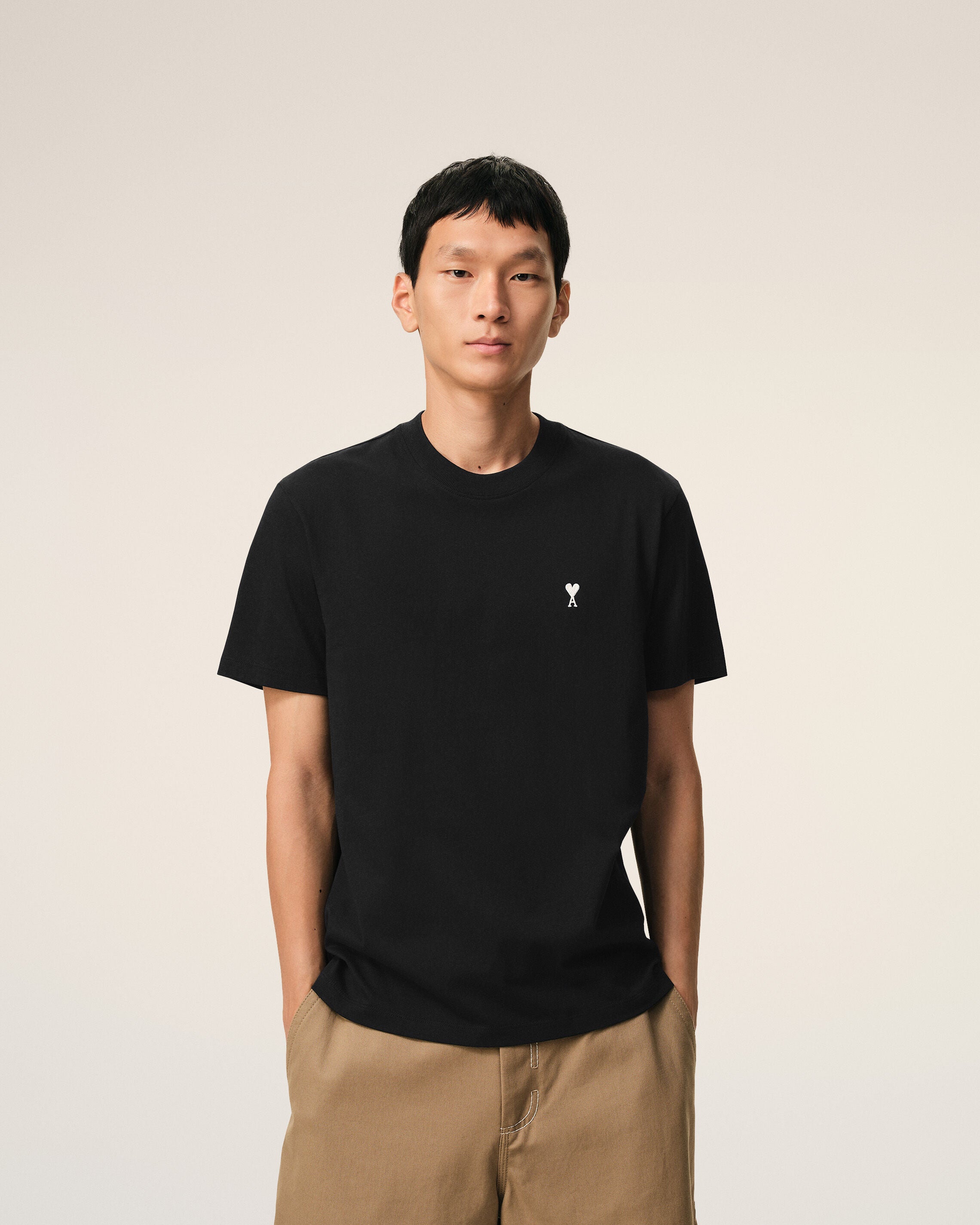 アミパリス AMI DE COEUR Tシャツ コットンジャージーTシャツ AMI Alexandre Mattiussi アミパリス AMI PARIS 半袖Tシャツ AMI DE