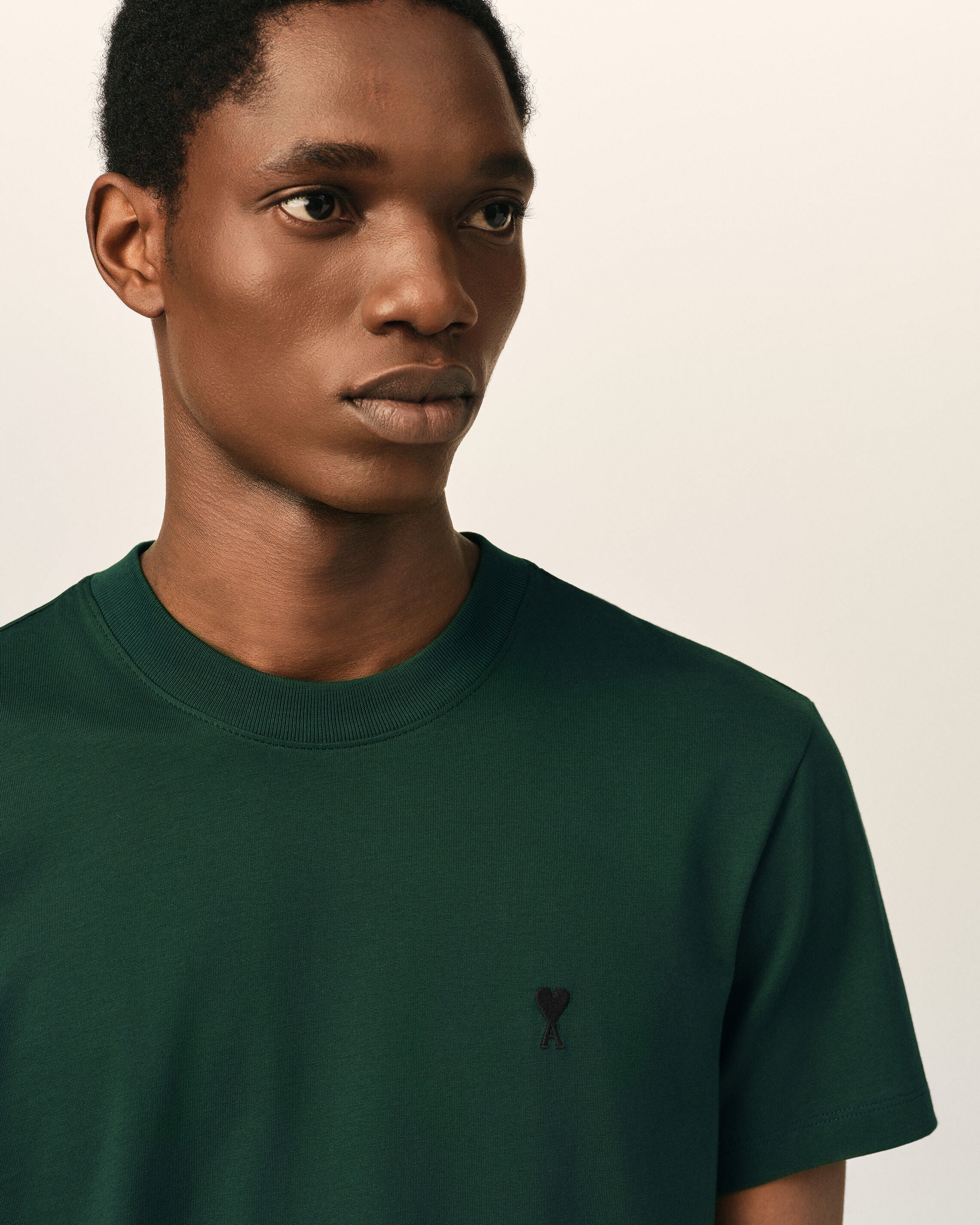 Camiseta Ami de Cœur de algodón verde - 4