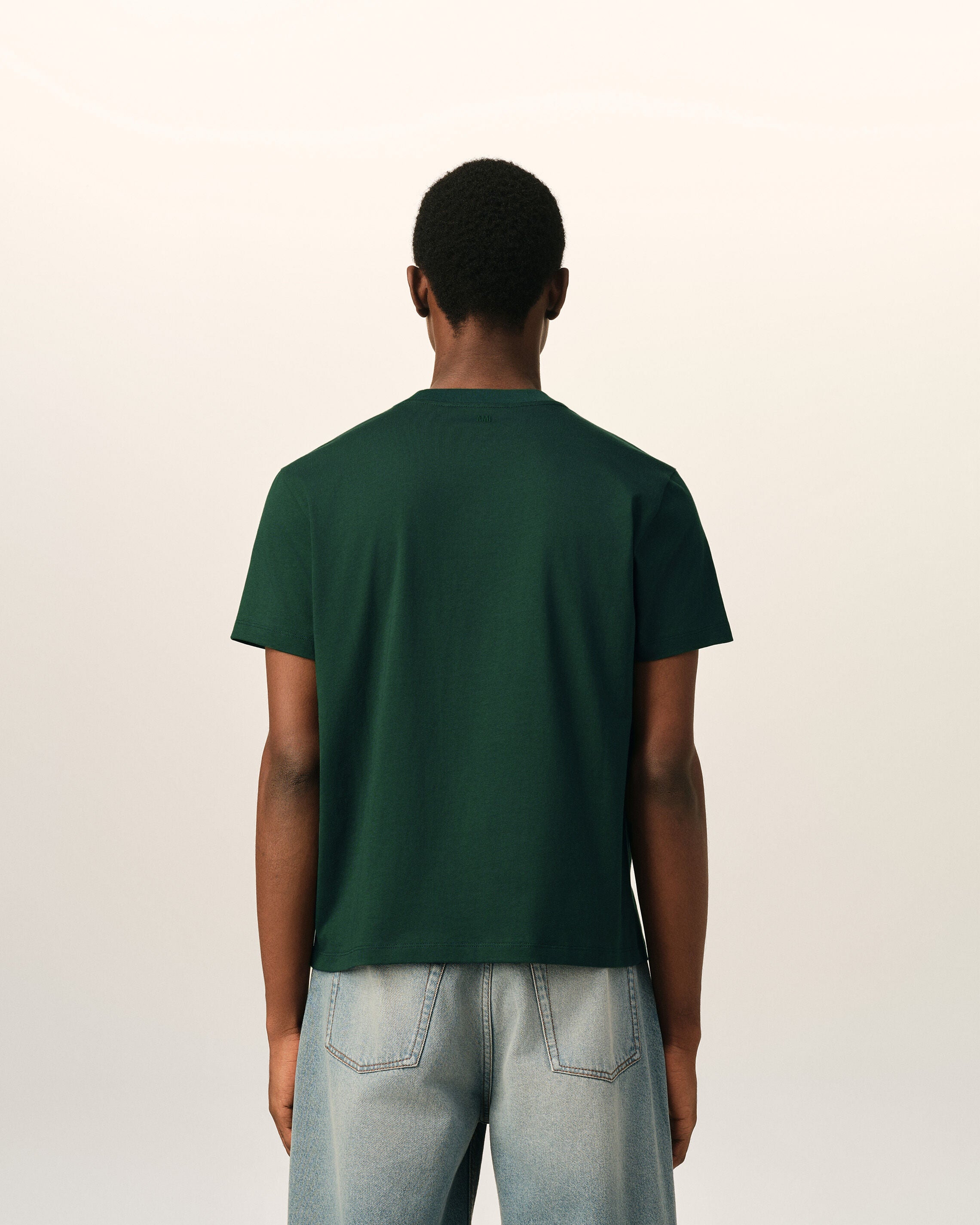 Camiseta Ami de Cœur de algodón verde - 5