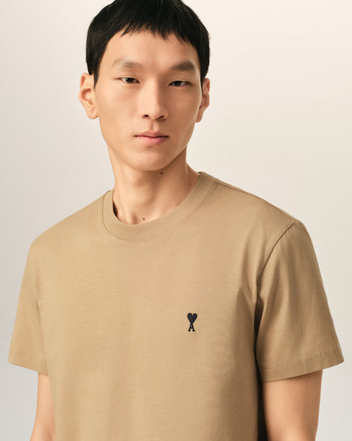 Ami de Coeur T-Shirt aus beigefarbener Baumwolle - Herren - 4 - AMI Paris - Ami Paris