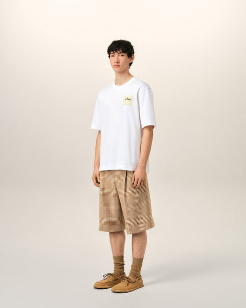 T-Shirt Blanc Post It "Je T'Aime" En Coton - Homme - 6 - AMI Paris - Ami Paris
