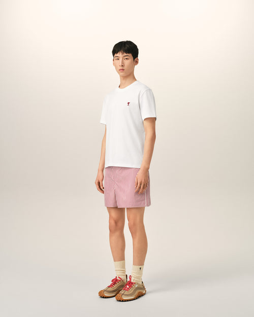 T-shirt blanc en coton Ami de Coeur flèche - Homme - 6 - AMI Paris - Ami Paris