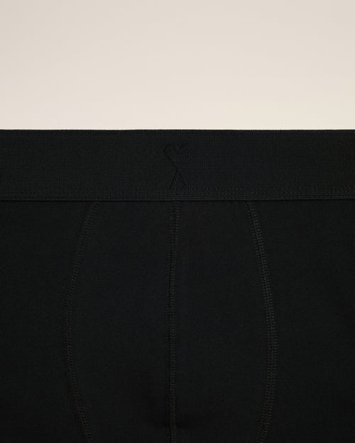 Black Cotton Ami de Coeur Boxer - 2 - Ami Paris