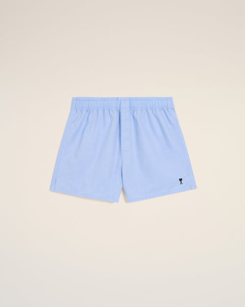 Blue Cotton Black Ami De Coeur Boxer - Man - 1 - AMI Paris - Ami Paris