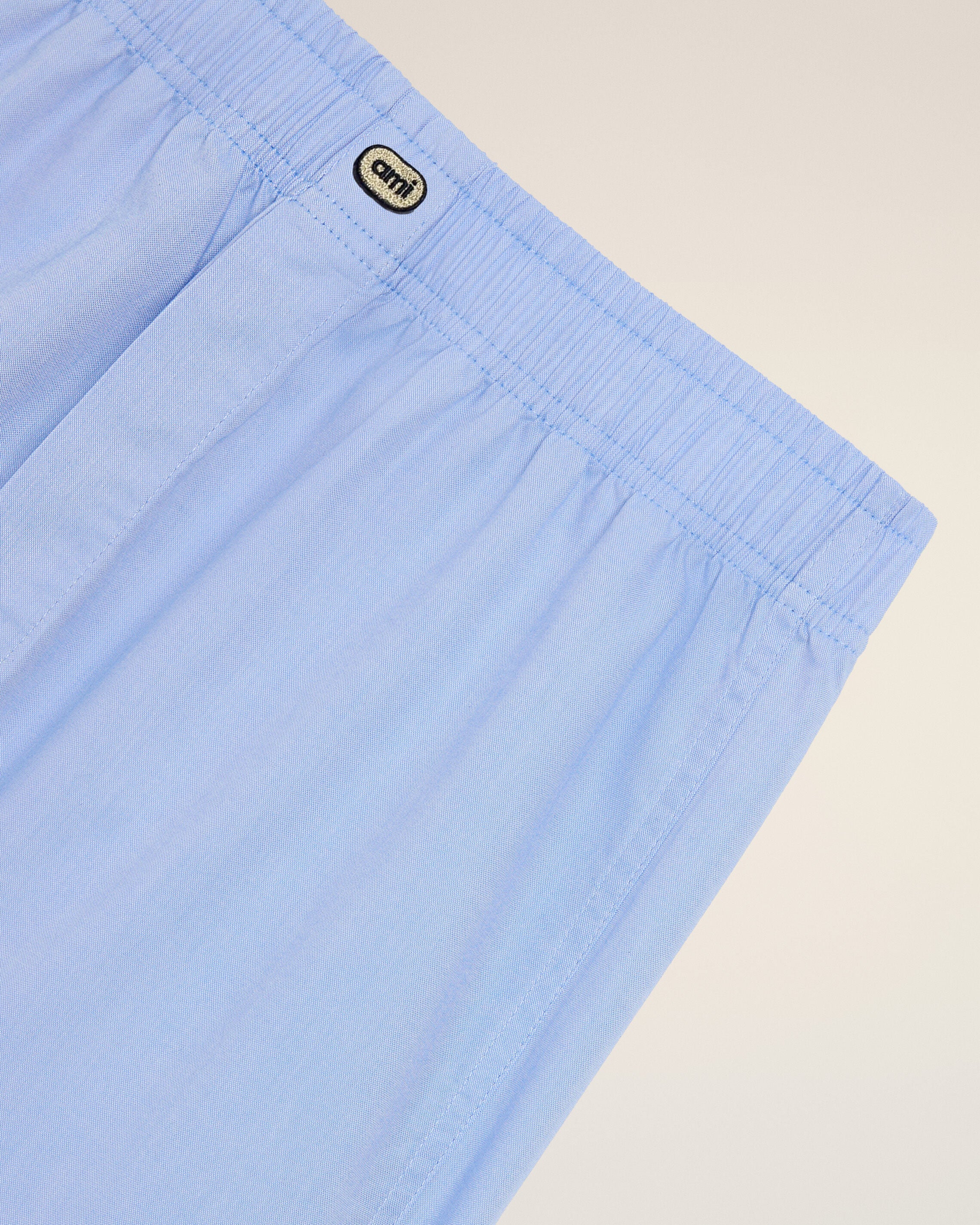Blue cotton boxer with Ami patch - 2