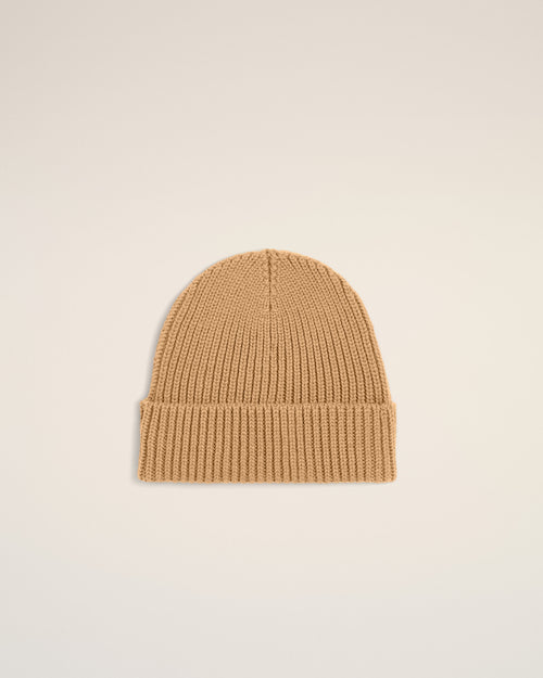 Bonnet marron en laine Ami de Coeur - Homme - 4 - AMI Paris - Ami Paris