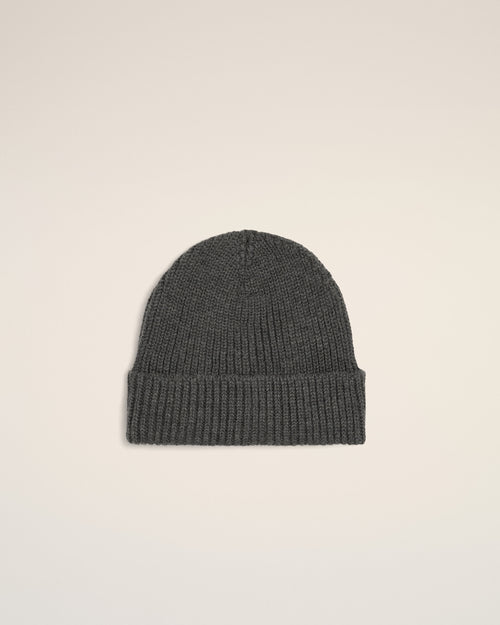 Bonnet gris en laine Ami de Coeur - Femme - 8 - AMI Paris - Ami Paris