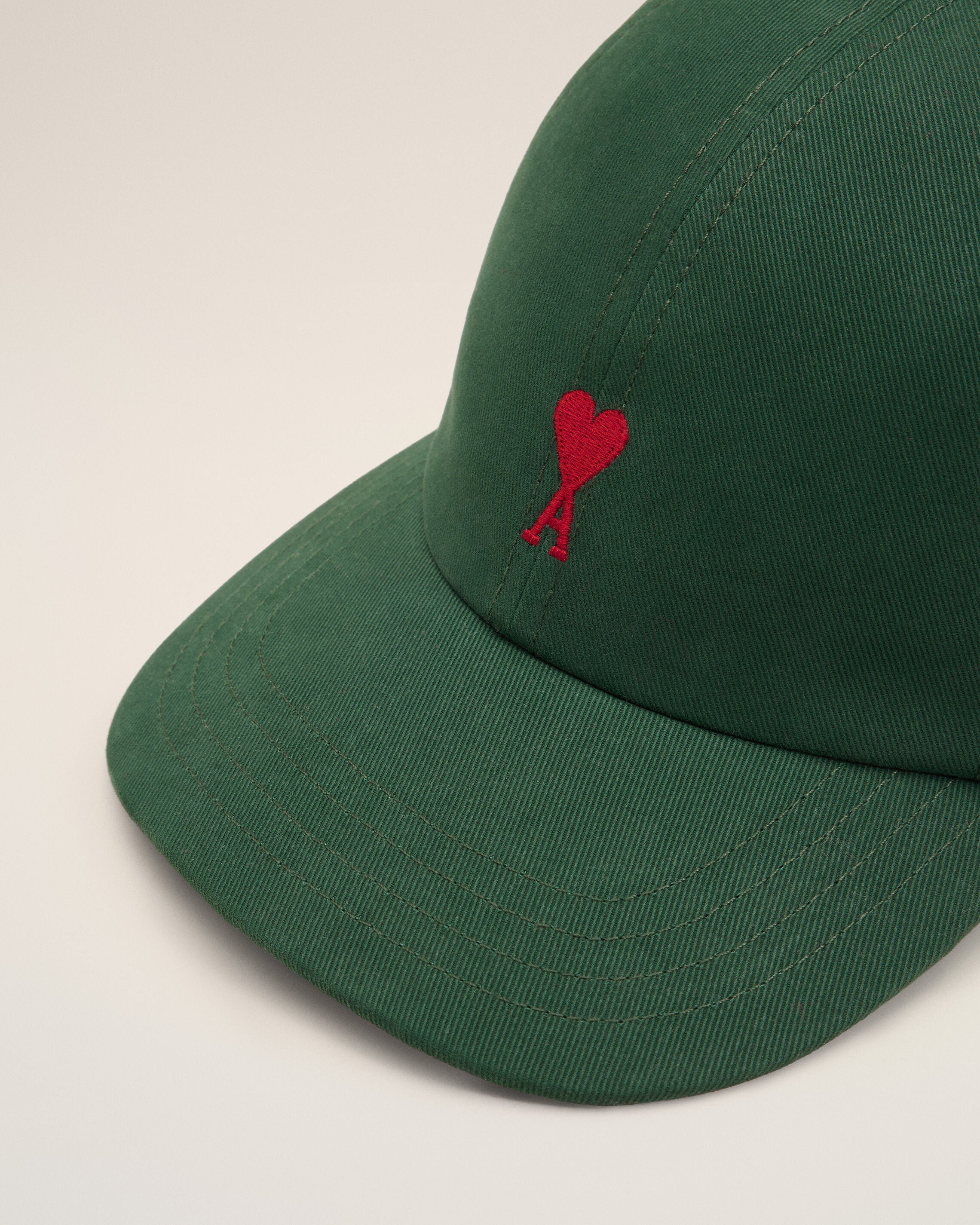 Green cotton cap with Ami de Coeur - 7