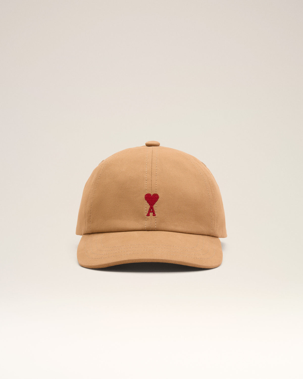 Brown cotton cap with Ami de Coeur - 8