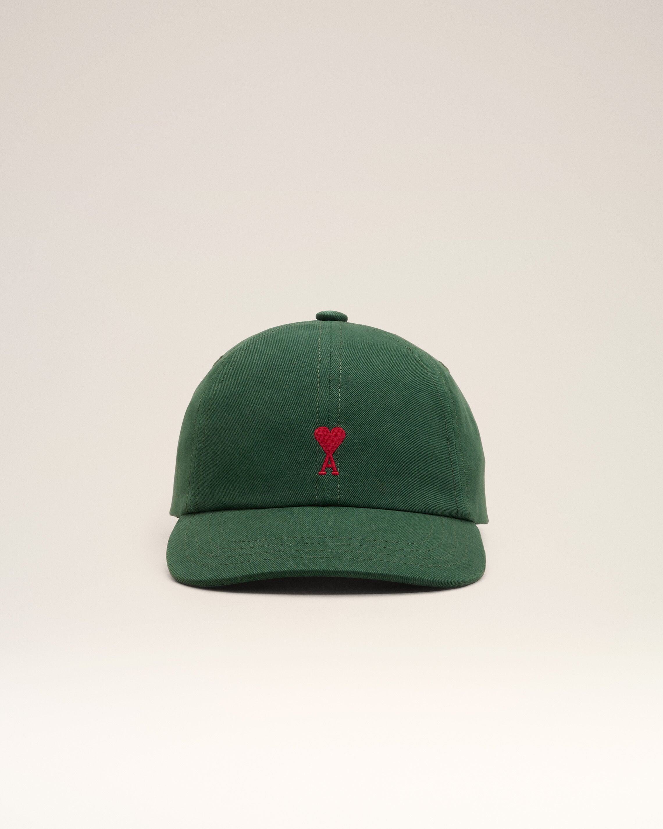 Green cotton cap with Ami de Coeur - 4