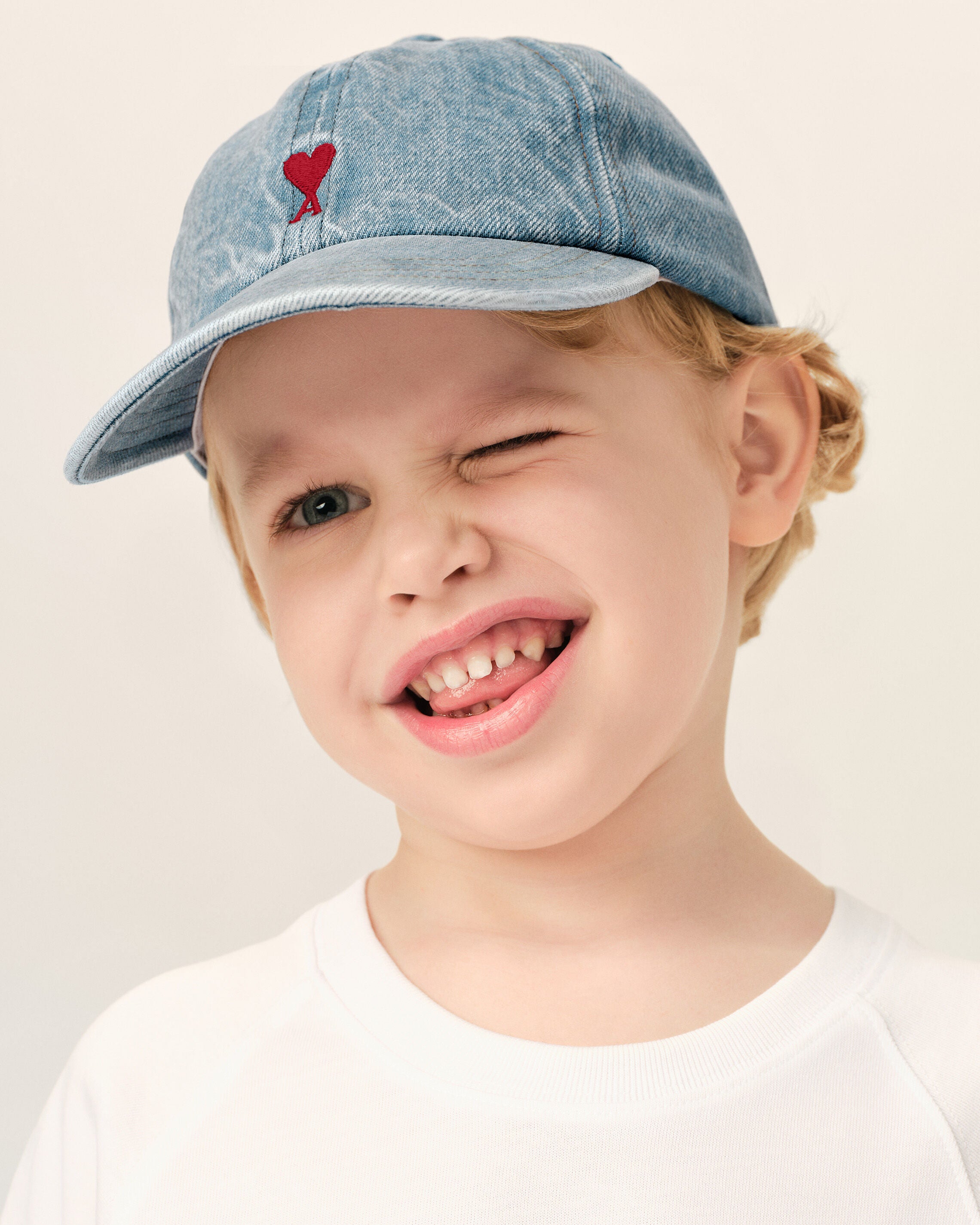Casquette bleue en denim Ami de Coeur - 2