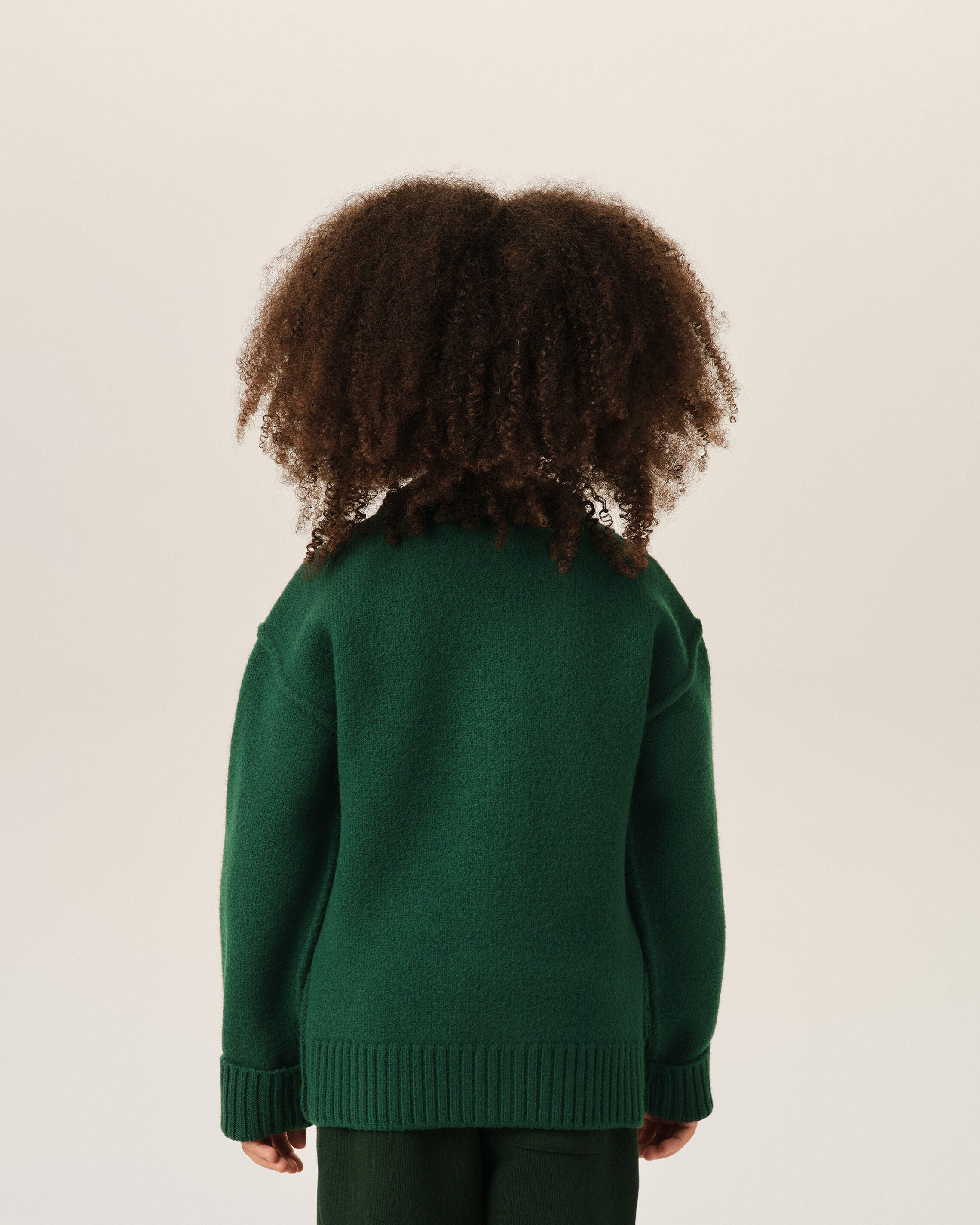 Cardigan vert en laine Ami de Coeur - 8