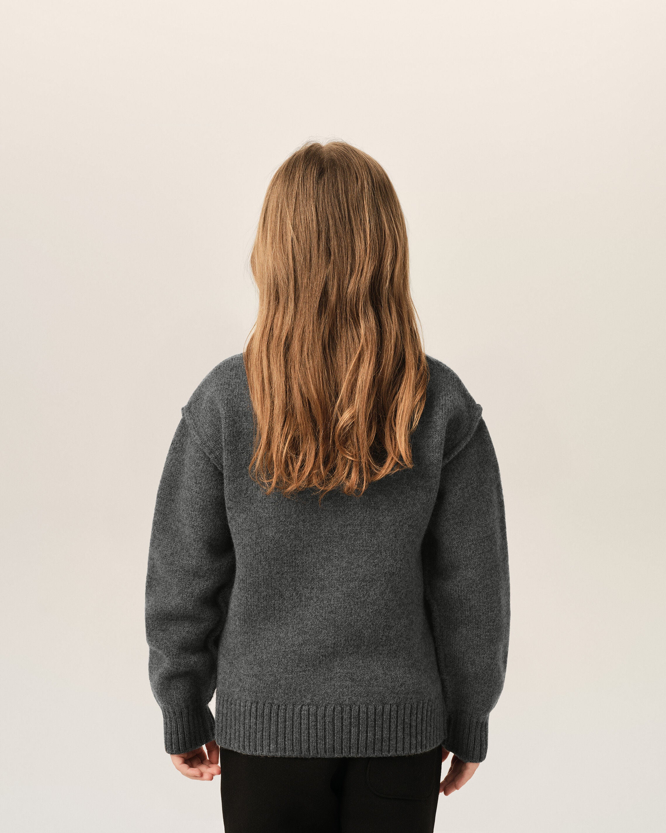 Jersey de lana gris Ami de Cœur - 8