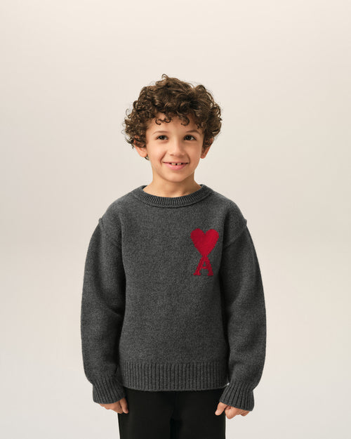 Jersey de lana gris Ami de Cœur - Hombre - 2 - AMI Paris - Ami Paris
