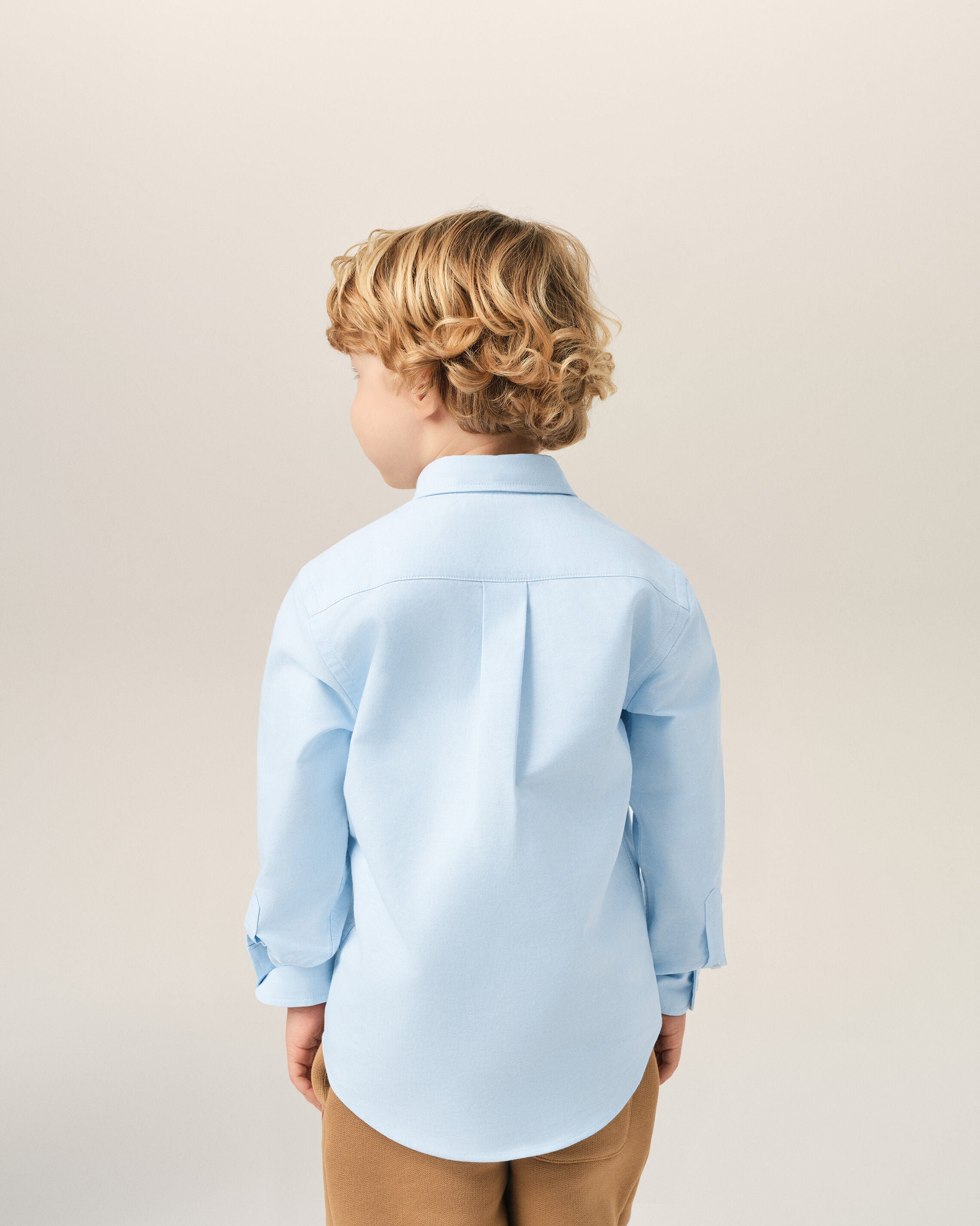 Chemise bleue en coton Ami de Coeur - 4