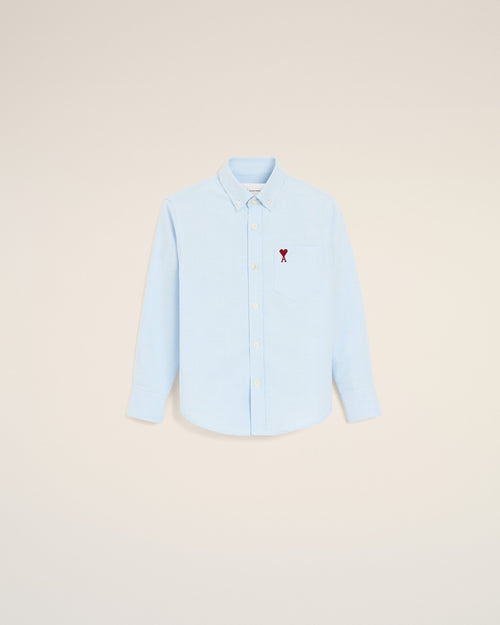 Chemise bleue en coton Ami de Coeur - Femme - 5 - AMI Paris - Ami Paris