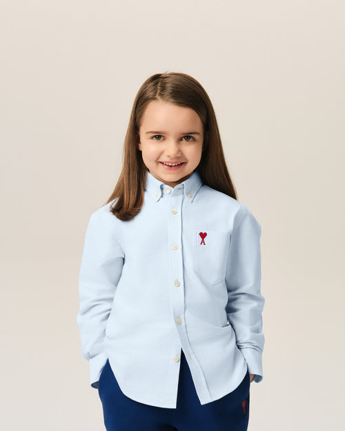 Chemise bleue en coton Ami de Coeur - Femme - 6 - AMI Paris - Ami Paris