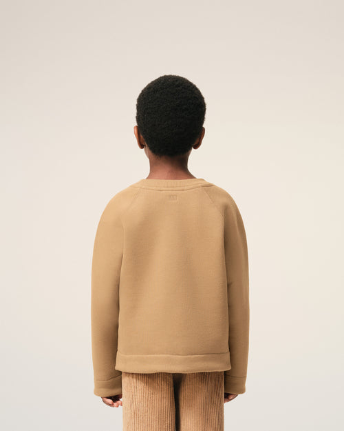 Brown Cotton Ami de Coeur Crewneck Sweatshirt - 6 - Ami Paris