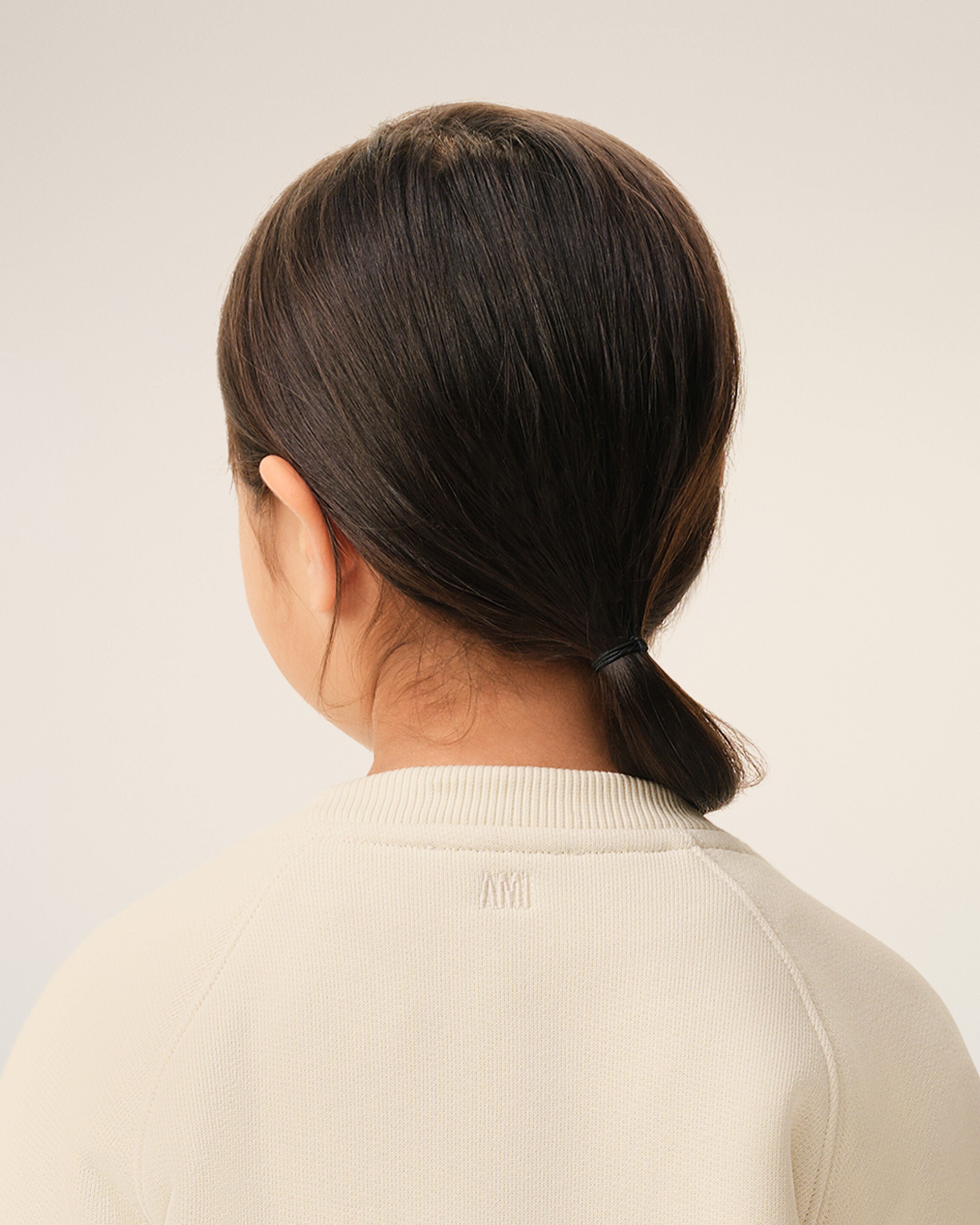 ホワイト コットン Ami De Coeur クルーネックスウェットシャツ